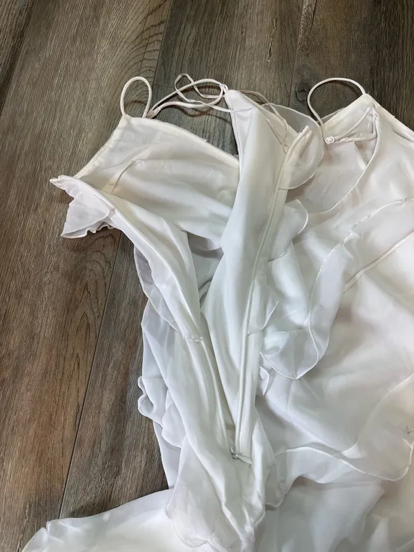 NWT Abercrombie & Fitch All-Over Ruffle Mini Dress - Image 10