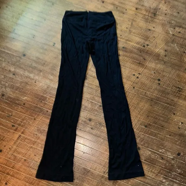 CAbi black knit business casual flared size 2 slacks - Image 3