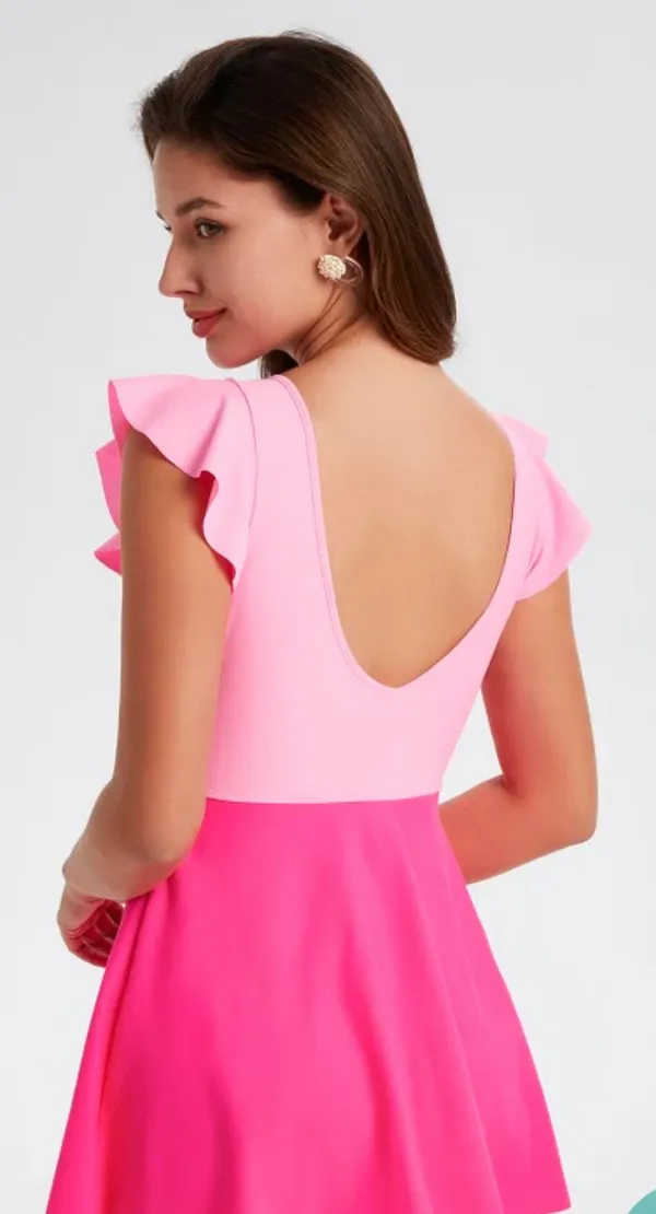 Eomenie Bathing Suit for Women Swim Dress Pin... - Image 3