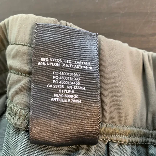 The Group Babaton Women's‎ Olive Green Nylon Elastane Jogger Pants Size S - Image 6
