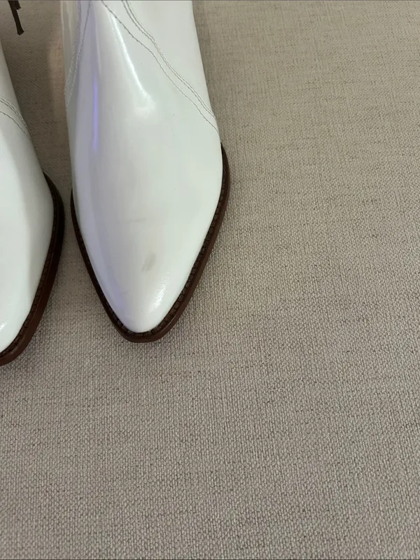 FREE PEOPLE New Frontier Western Boot, White, a size EU40/9.5-10, NWT FLAW - Image 13
