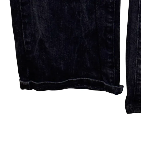 American Eagle outfitters Womens Jeans Straight Stretch Black Mid-Rise 18 Long - Image 3