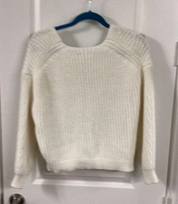 Maeve Mauve Cropped Sweater - Image 3