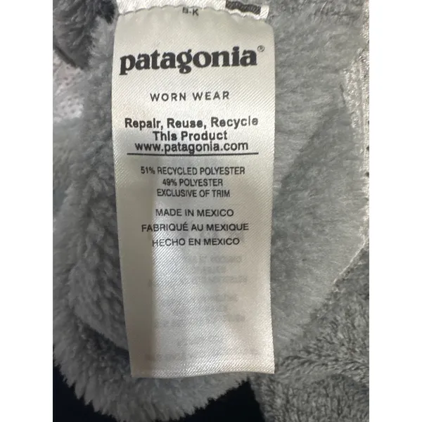 Patagonia Womens Re-Tool Snap-T‎ Fleece Pullover Grey Medium - Image 6