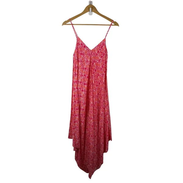 Vineyard Vines Seashell Silk Blend Hanky‎ Hem Maxi Dress Small Beachy Coastal - Image 5