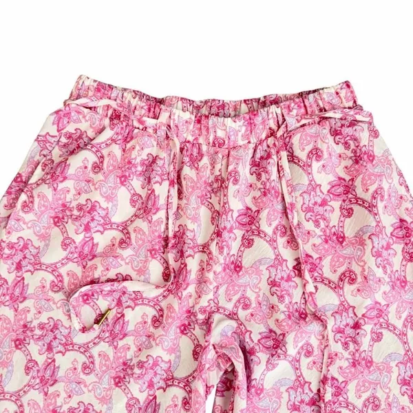 Honeydew Coastal Cozy Pajama Pants Tie Pink Lady Paisley SZ M #2617 - Image 4
