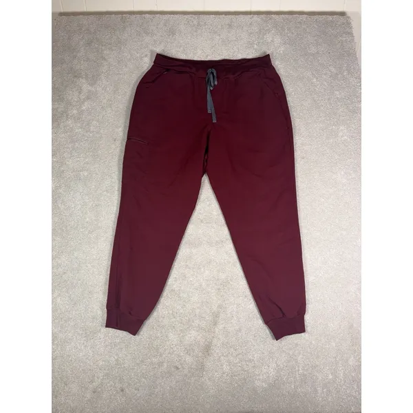 figs zamora jogger scrub pants burgundy xxl Women's - Image 3