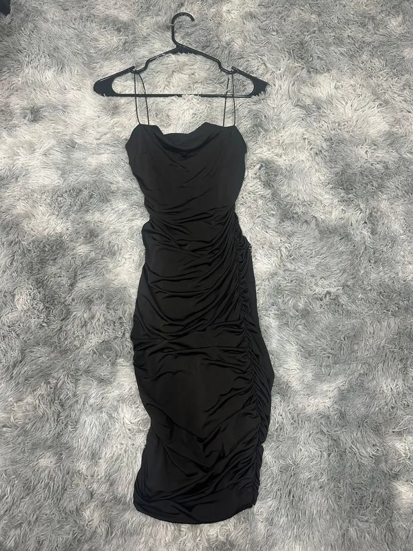Windsor Black Midi Dress - Image 5