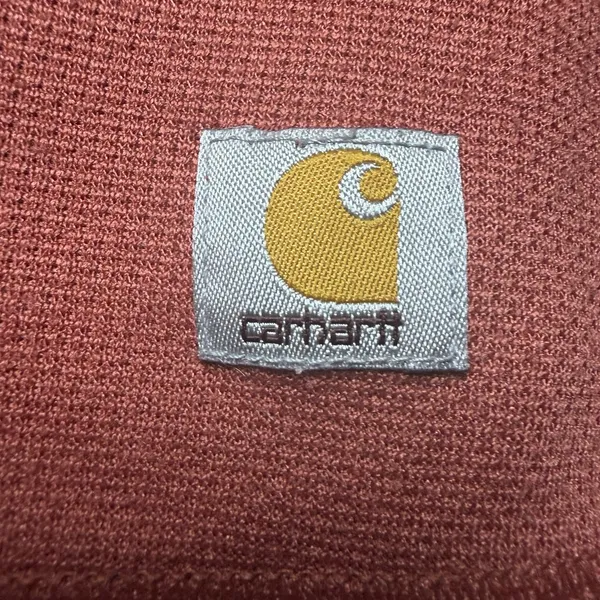 Carhartt‎ Womens 1/4 Zip Pullover Thermal Base Layer Rust XS WK015 Gorpcore - Image 8