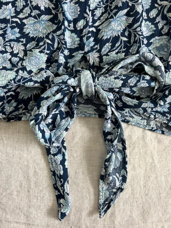 American Eagle Floral Bell Sleeve Top - Image 5