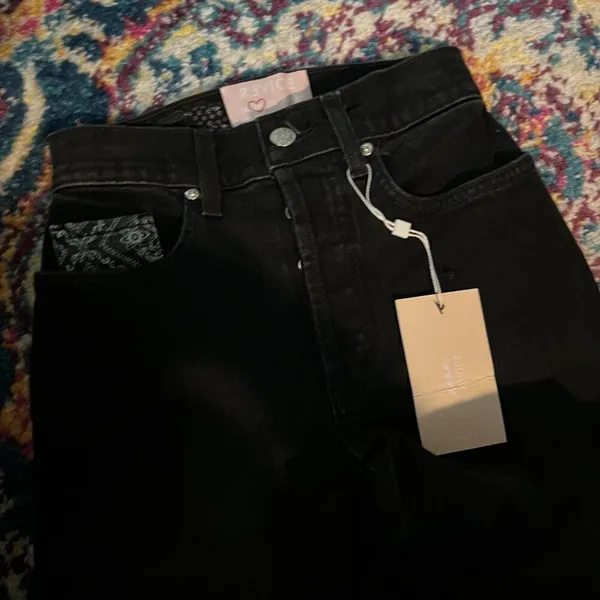 Revice Hourglass Fit Love Noir Black Size 24 90s Straight Leg Mom‎ Jeans NEW - Image 10