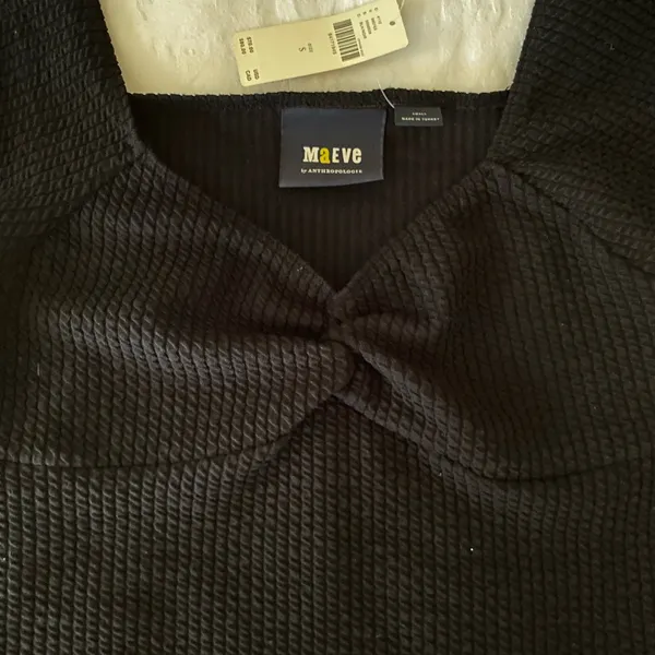 Maeve Black Textured Top - Image 4