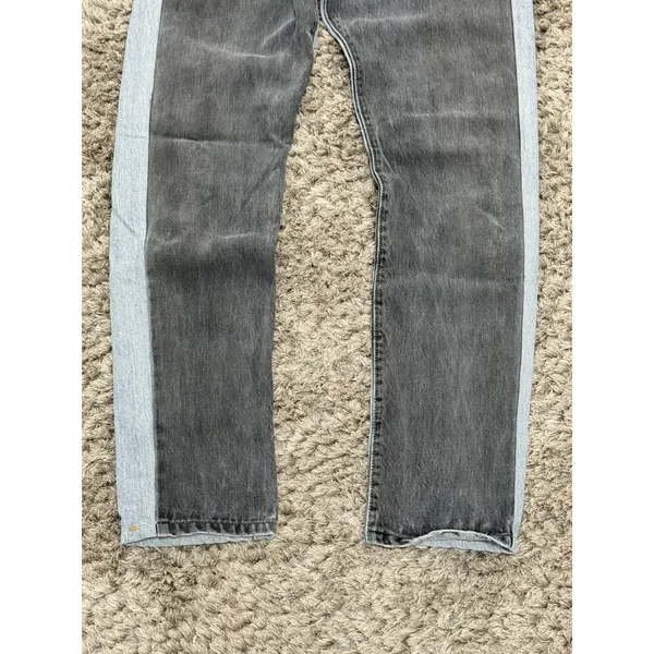 After Party Nasty Gal Levi’s Reworked Two Tone Jeans Size 27 Light Dark Y2K VTG - Image 5