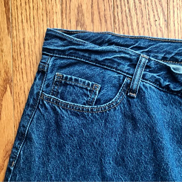 Old Navy Mid-Rise Wow Baggy Wide-Leg Dark Blue Wash Jeans Women’s Plus Size 20 - Image 7
