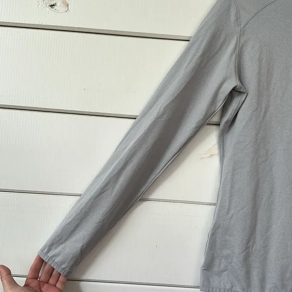 Nike Golf Women’s Dri-fit Quarter Zip Pullover Gray Medium - Image 7