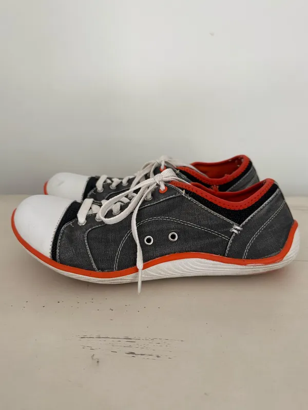 Retro Style Zero Drop Barefoot Style Two-Tone Sneakers "Granola" Women’s Size 9 - Image 3