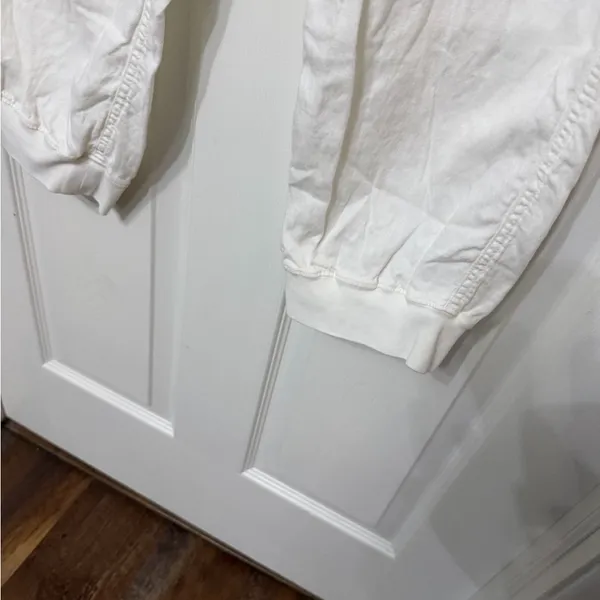 Faherty Arlie‎ Day White Jogger Pants size XL linen - Image 5