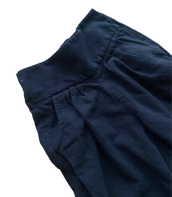 Amazing vintage y2k black cropped wide leg thick cotton pants 🔥 - Image 3
