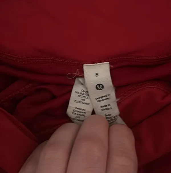 Red Lululemon Hotty Hot Shorts - Image 2
