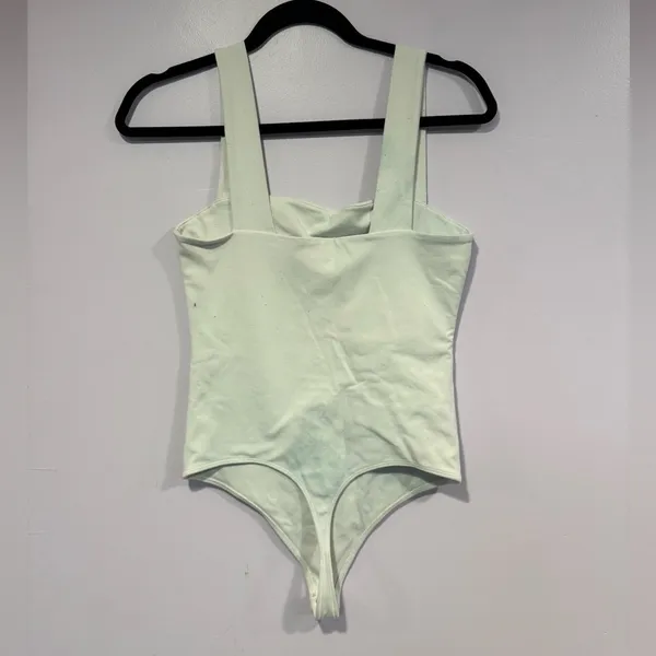 Abercrombie‎ and fitch white square neck tank bodysuit - Image 5