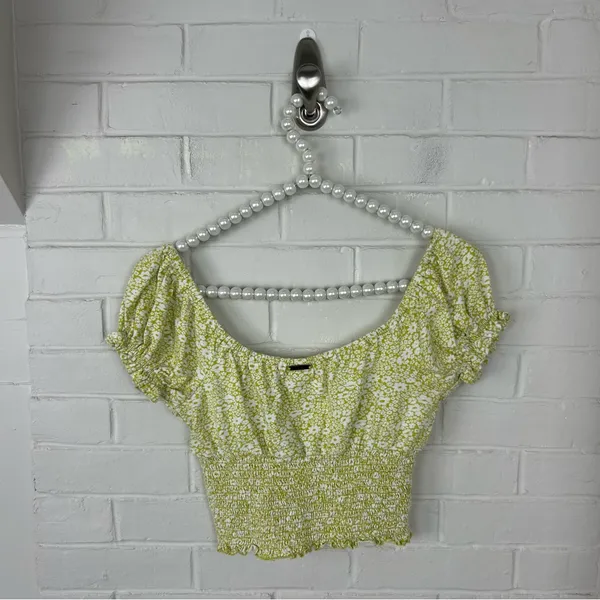 Billabong Floral Print Crop Top Size S - Image 9