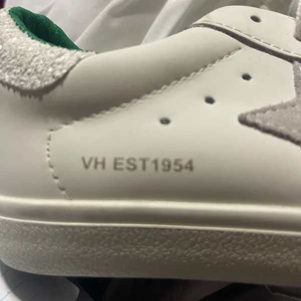 Vintage Havana Green and White Sneakers - Image 7