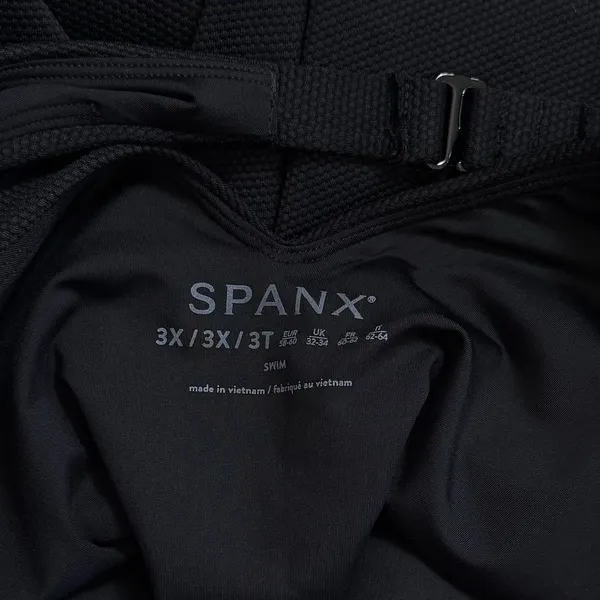 NEW SPANX Piqué Shaping One Piece Rashguard Swimsuit Coastal Resort Comfort 3X - Image 9