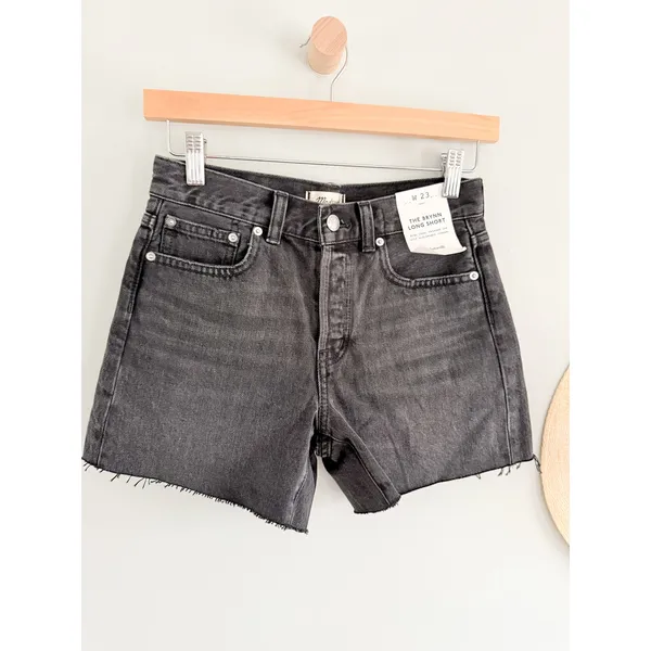 Madewell | NWT | The Brynn Long Short in Levin Wash | Sz 23 - Image 3