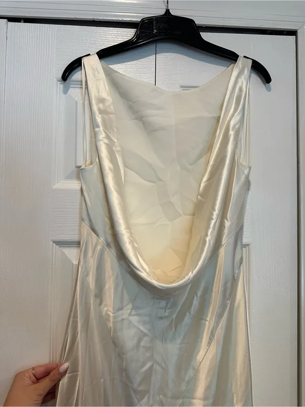 Reformation Isabelle Silk Dress - Image 6