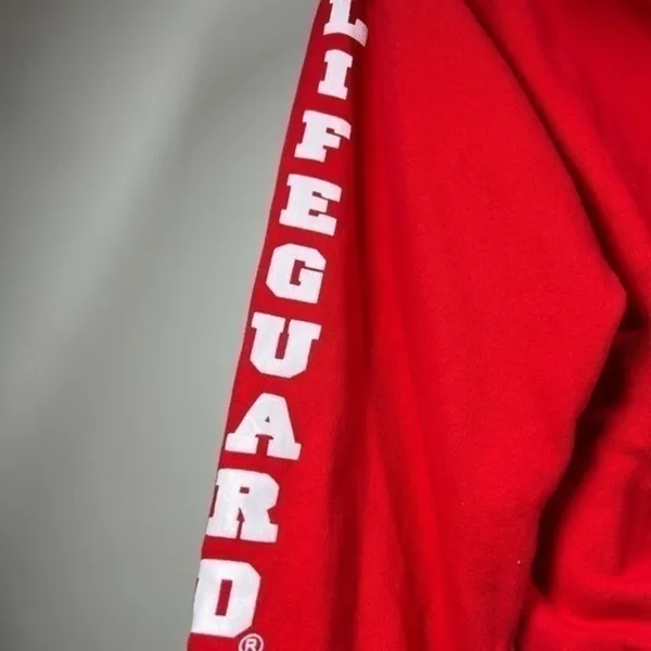 Outer Banks Life Guard Hoodie Red - Image 3