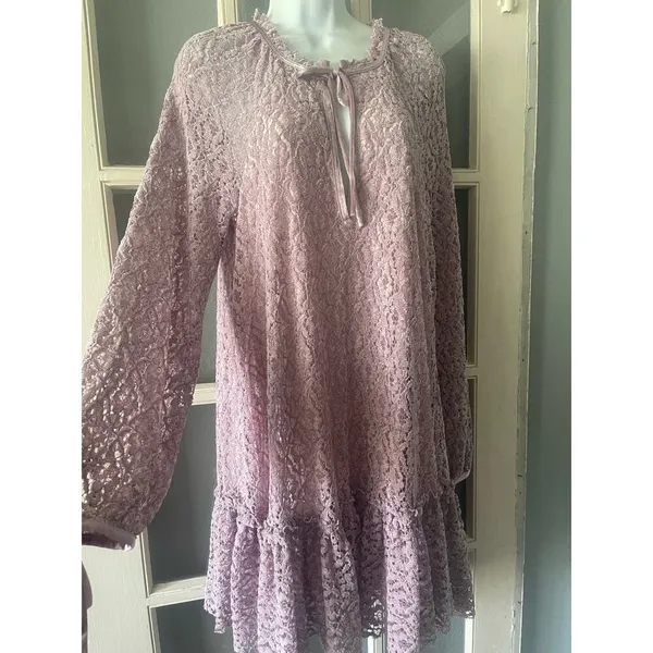 Free People Jenny Purple Crush Velvet Dress - Image 7