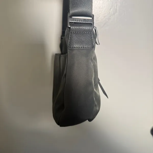 Baggallini Dark Gray Nylon Crossbody Purse Bag - Image 8