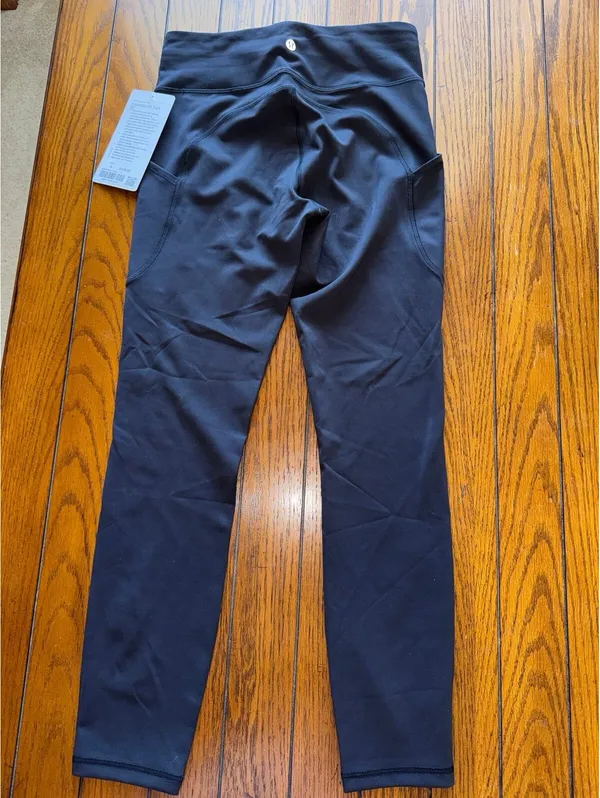 Lululemon Invigorate High Rise 25” With Pockets Black Size 6 NWT - Image 2