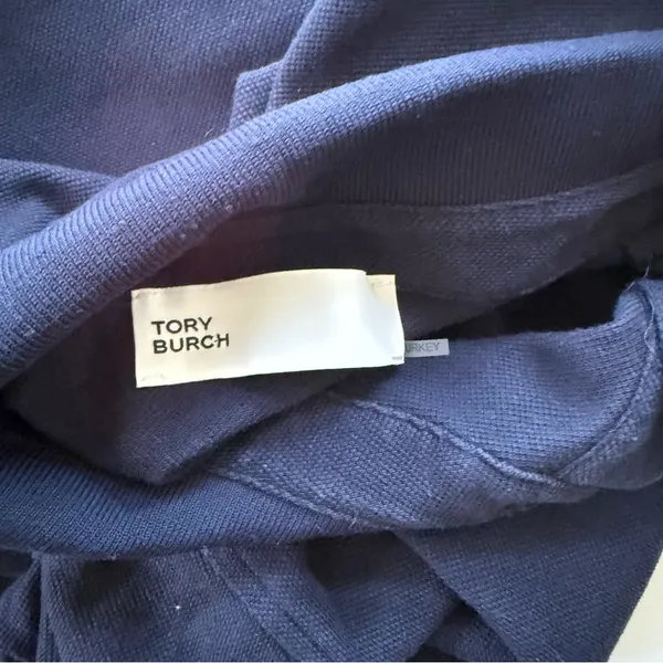 Tory Burch Short Sleeved Polo Shirt size Small - Image 6