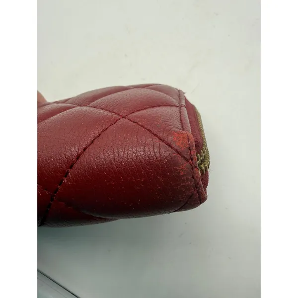 Kate Spade Burgundy Quilted Leather Natalia Zip Around Wallet - Image 5