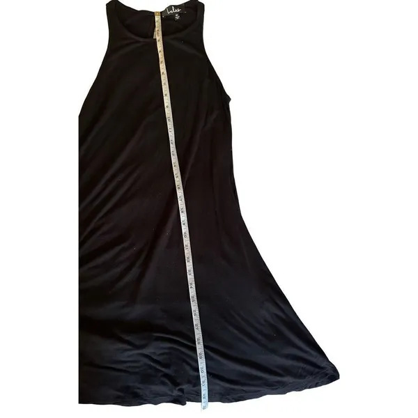 Lulu’s black stretchy knit sleeveless dress sz M‎ - Image 6