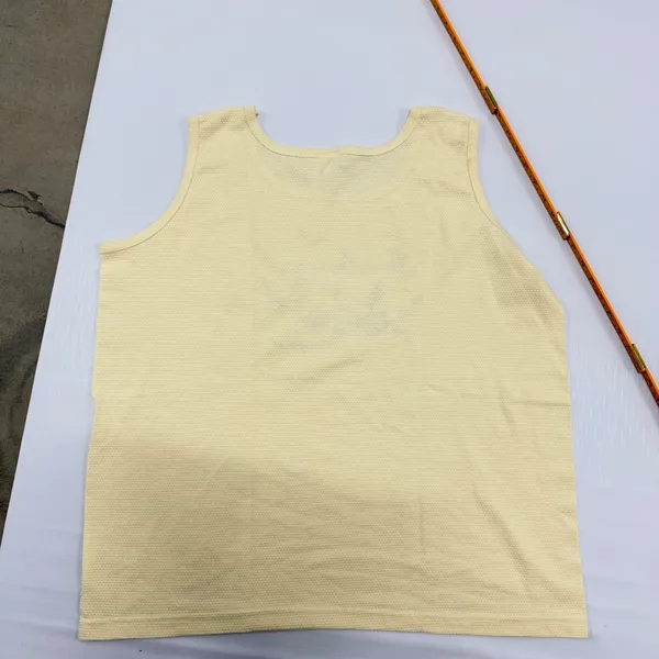 Wons Wear Great Grandmas Are Special Tank Top XL Yellow Waffle Knit Embroidered - Image 6