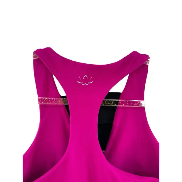 Beyond Yoga Sleek Stripe Raise it Higher Tank Top Wildberry Size Small‎ - Image 5