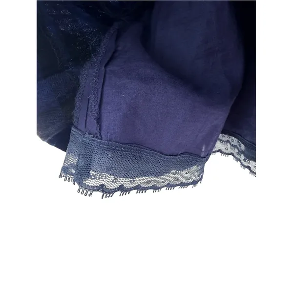 Vtg 1990s Free People Pleated Tartan Skirt 10 Grunge Whimsigoth Buckle Coquette - Image 7