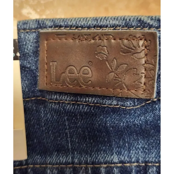 Lee NWT SIDE ELASTIC STRETCH 18‎ Short Blue Tapered Leg Jeans - Image 6