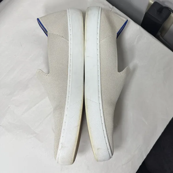 Rothy’s The Original Slip-On Sneaker Off-White/ Light Gray Sz 10 - Image 5