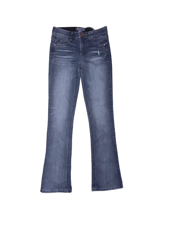 “Ab”solution Boot Cut Distressed Jeans - Image 4