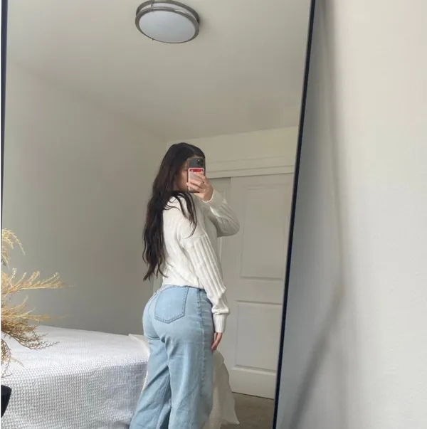 American eagle off white sweater  - Image 2