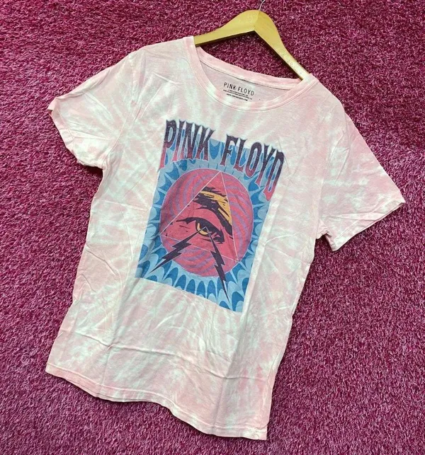 Pink Floyd Dark Side of the Moon Psychedelic Band Tie Dye large - Image 3