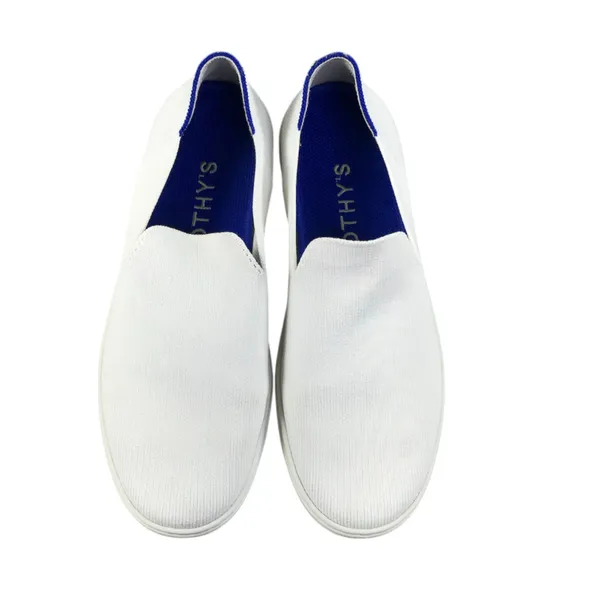 ROTHY'S The Original Slip On Sneaker Women 8.5 White Classic Street Lifestyle - Image 5