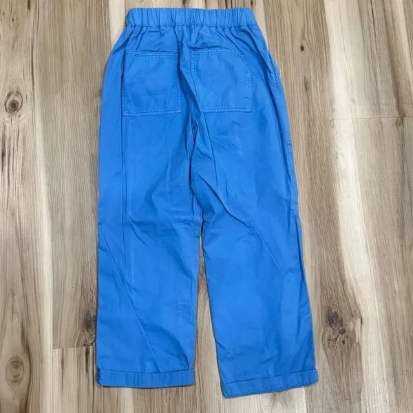 Anthropologie Pilcro Ruched Crop Utility Pants Blue Women’s 26P - Image 5