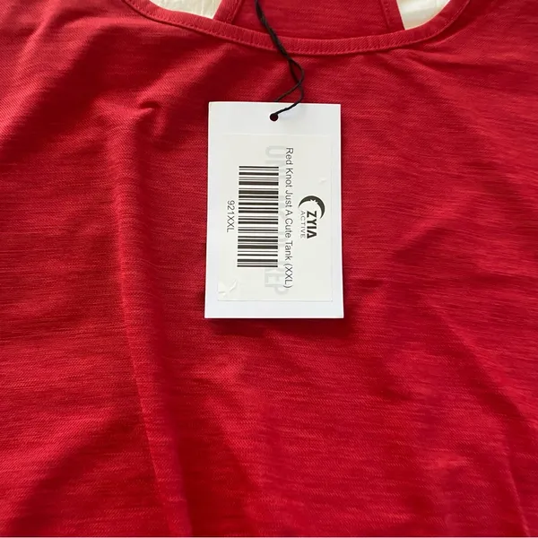 NWT ZYIA Active Just a cute tank XXL - Image 3