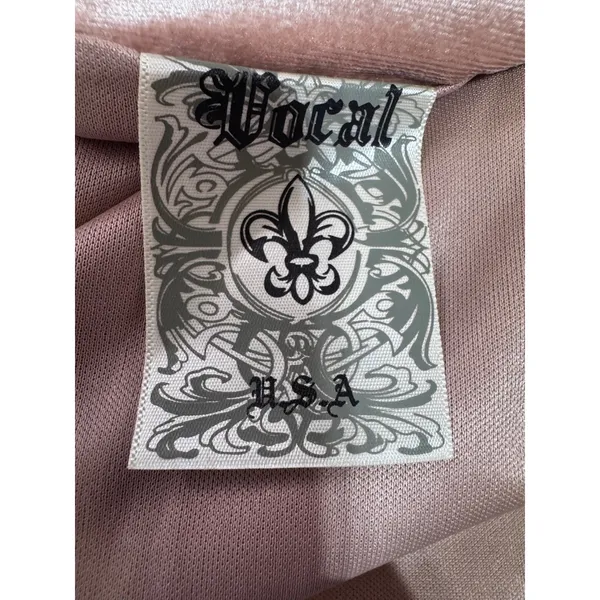 Vocal Women's XL Pink‎ Vest Faux Suede Studded Fringe Western Boho Cowgirl - Image 5