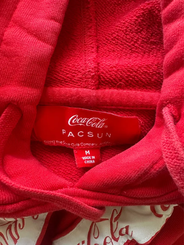 Vintage Pacsun Coca-Cola Hoodie - Image 2