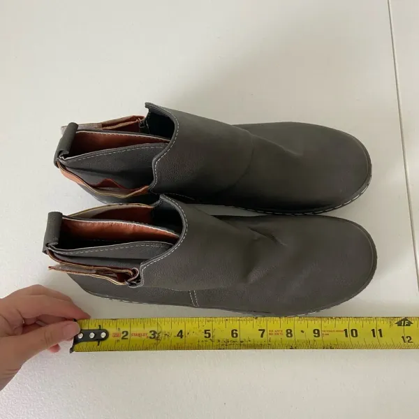 NEW | Women's ankle‎ hook and loop strap fashion boots casual — size 10.5 - Image 8